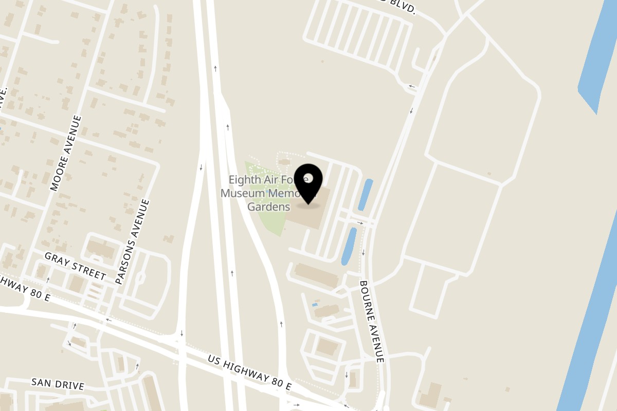 Map showing the location of Miss Sophie's Kitchen on 175 Bourne Ave #1 in Pooler
